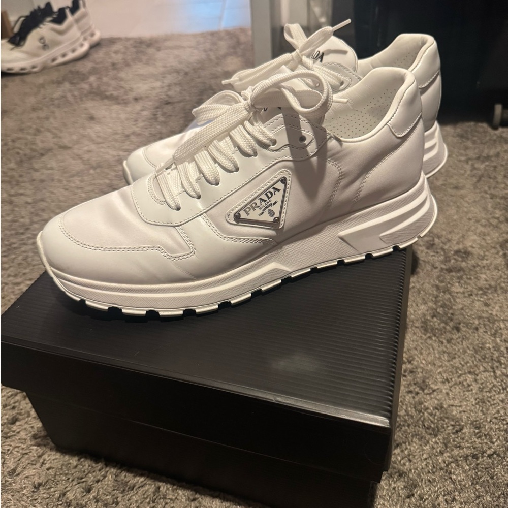 Prada Men's White Sneakers